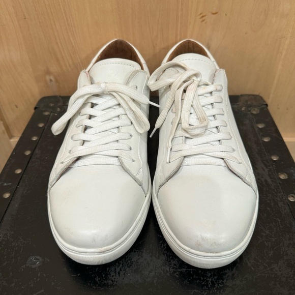 J.Crew Court Leather Low Top Round Toe Comfort Sneaker White Men's Size 11 - Picture 10 of 15